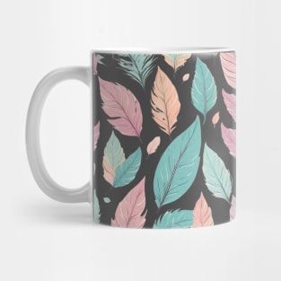 Leaves pastel seamless pattern Mug